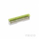 ITB 80-15-W ITB1010 TEKNOMEGA UNIPOLAR TERMINAL BLOCK 80 A 15 OUTPUTS GRAY