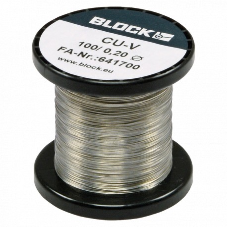 CU-V 100/1,00 BLOCK Esmaltado Cabos