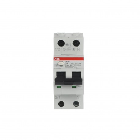 2CSR255080R1164 ABB I.com.DS200 1p+N C 16 A AC 10kA 30mA