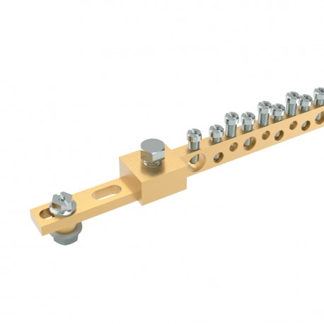 MRS 13-6-41 MRS5002 TEKNOMEGA 13X6 TERMINALE IN OTTONE L.462 41 FORI