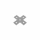 STF-PC4 STF1022 TEKNOMEGA FLAT STOP 4 HOLES TYPE "CROSS"