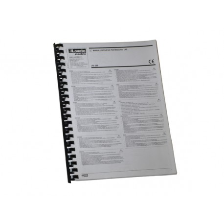 LRXD00 LOVATO USER’S MANUAL ITALIAN EDITION (PAPER)