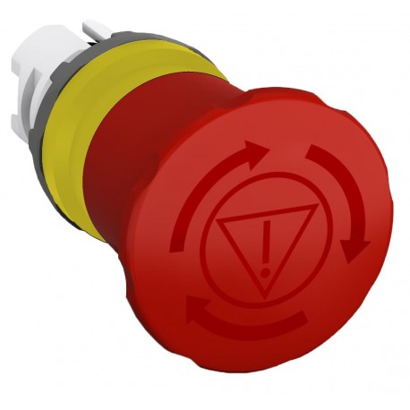 1SFA611599R1018 ABB Bouton d’arrêt d’urgence rouge MPET4-1018