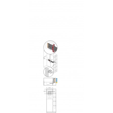 PITE7120 ABB Aislador conex. horiz./vert. T7-E1.2 1ud
