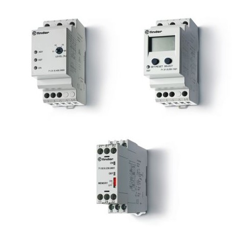 719182300300PAS FINDER Series 71 Relé de controle 10 A