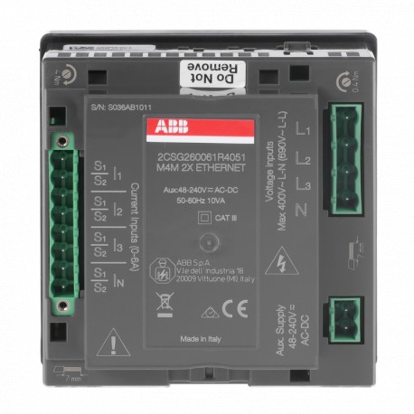 2CSG260061R4051 ABB Anale. rete. M4M 2X ETHERNET