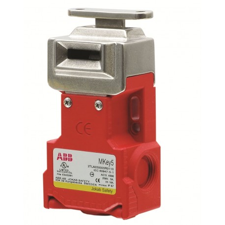 2TLA050003R0110 ABB MKey5, Cabeça Inox, M20, 2NC/1NA, Act.É