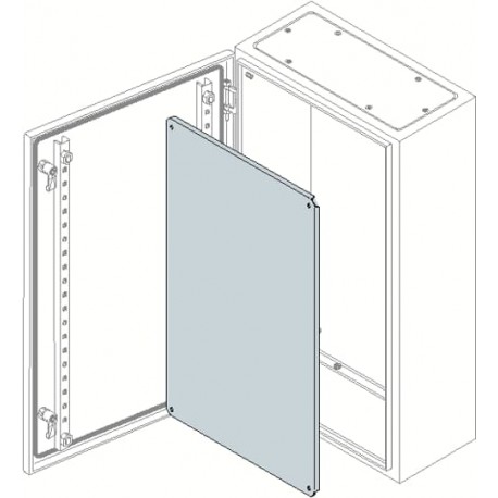 PF3030 ABB ZINC PLAT.PLATE 300x300mm (xl)