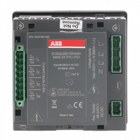 2CSG239075R4051 ABB Anal. de red. M4M 2X MODBUS PQ1