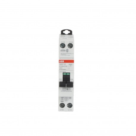 2CDS251281R0104 ABB S2011C-C10 1+1 10A C 6 kA