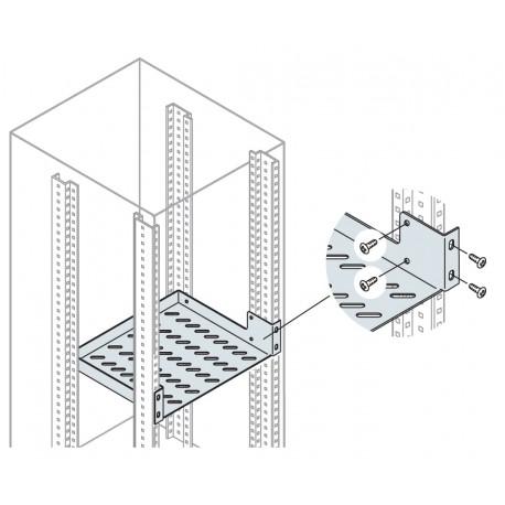 EV2385 ABB SHELF FIX 2HE D 385