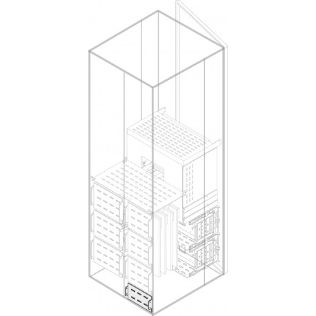 PRVS0141 ABB Segreg. vertical background bars, H100,A400