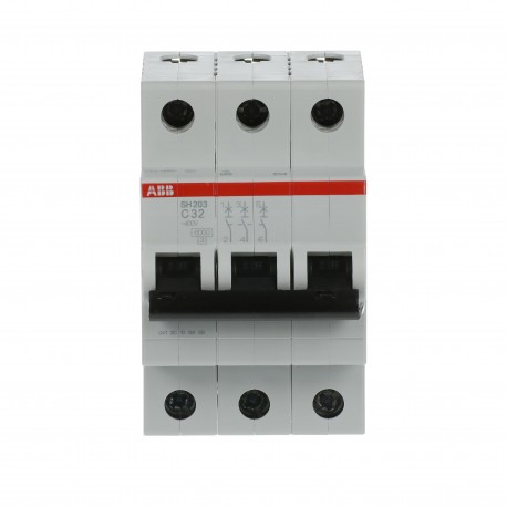 2CDS213001R0324 ABB Int.aut. SH203-C32 3p 32A C 6kA