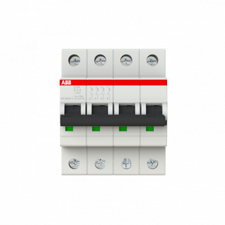 2CDS254001R0278 ABB Interruptor automático S204-Z2 4p 2A Z 10kA