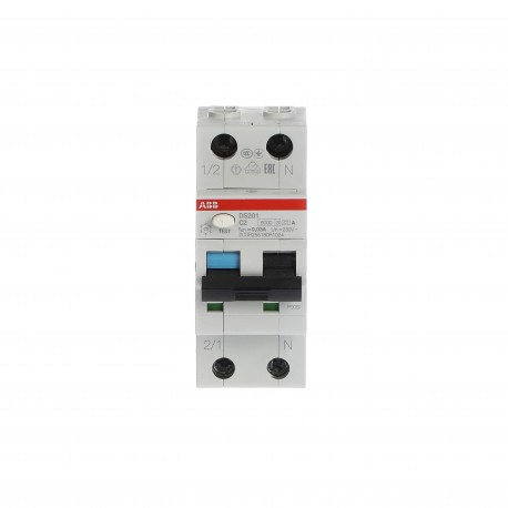 2CSR255180R1024 ABB I.com.DS200 1p+N C 2A 10kA 30mA