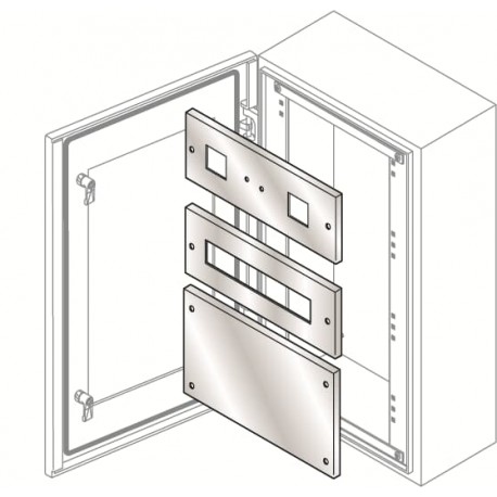 PC1606X ABB CIECO PANNELLO ST.STEEL 185X600 xl