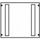 AS23V 62775 ABB AS23V top verticale 2 Pannello (450x500mm)