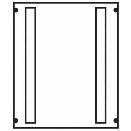 AS24V 62776 ABB AS24V top verticale 2 Pannello (600x500mm)