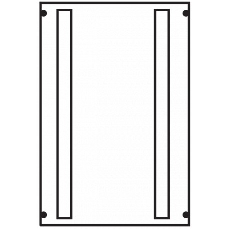 AS25V 62777 ABB AS25V top verticale 2 Pannello (750x500mm)