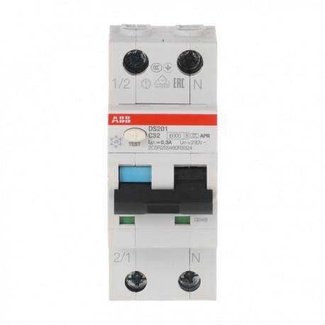2CSR255480R3324 ABB I.com.DS200 1p+N C 32A A APR 10kA 300mA