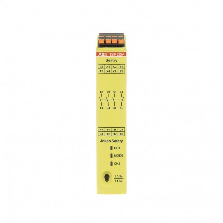 2TLA010061R0101 ABB Sentry TSR20MP Relé de seguridad Push-In