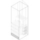 PRVS1008 ABB Segreg.vert.post.larghezza totale,H100,P800