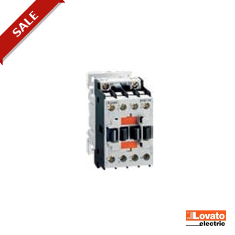 BF09 01 D012 BF0901D12 LOVATO ELECTRIC Contactor Tripolar 9A 2,2KW AC3 1NC BF09.01D-12V DC