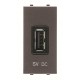 2CLA218500N1801 N2185 AN NIESSEN Caricabatterie 1M N2185 AN USB