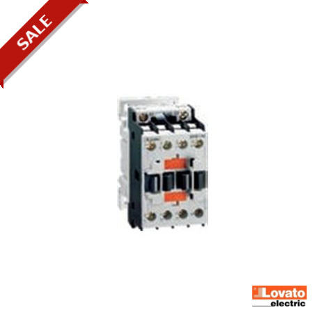 BF25 01 D24 BF2501D24 LOVATO ELECTRIC 3P CONTACTOR 1NC 25A 220VDC