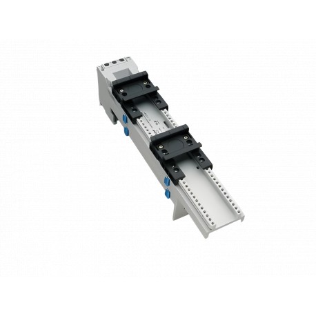 32425 WOEHNER EQUES 60Classic double body adapter without contacts, 2 adjustable guides, 45mm L: 260