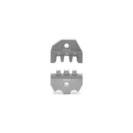 CRIMPFOX-P SR 6/DIE 1535310 PHOENIX CONTACT Replacement matrix for CRIMPFOX-P SR 6, Sunclix contacts PV-FT-C..