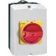 GAZ080 LOVATO 3P INTERRUPTEUR 80A-ENCLOS-R / Y HAND.PADLOCK