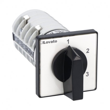 7GN1293U GN1293U LOVATO interrupteur tripolaire sans "0" 3 positions GN93 12A Modèle U 48x48