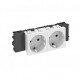 STD-D0C RW2 6120362 OBO BETTERMANN ELECTRICAL SOCKET 0°, DOUBLE. CONNECTION TO THE EARTH, CONNECT 45. 250V, ..