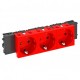 STD-D0C SRO3 6120388 OBO BETTERMANN PRESA ELETTRICA 0º, TRIPLA