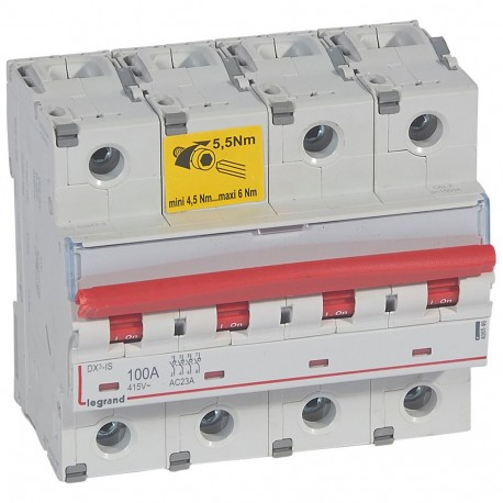 406546 IME INTERRUPTOR DX3 IS-A 4P 100A