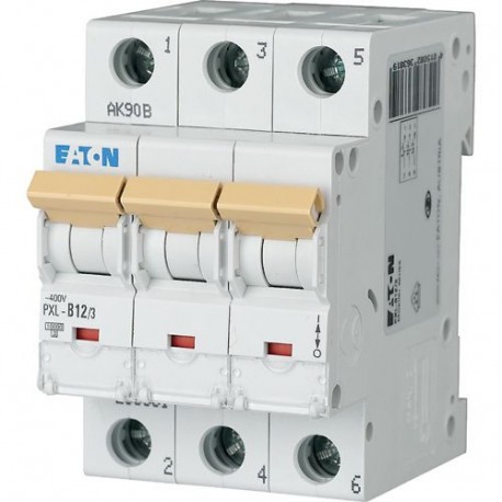 PXL-C12/3 000236423 EATON ELECTRIC Interruttore automatico, 3P, curva a C, 12A