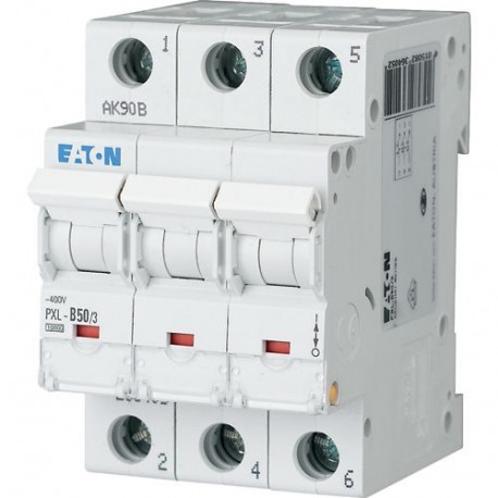 PLX-C50/3 000236431 EATON ELECTRIC Interruttore automatico, 1P, curva B, 20A