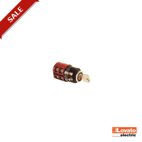 7GN2551U12 GN2551U12 LOVATO Conmutador "1-0-2" 1 polo GN51 25 A Modelo U12 Ø 22mm con Llave