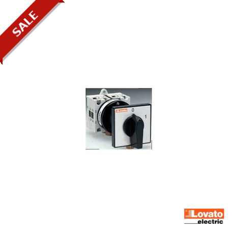 GX1653U12 LOVATO ELECTRIC Switch "1-0-2" 3 poli 16A Modello GX53 U12 Ø 22 millimetri