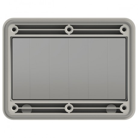 900606 PCE FENÊTRE PLIANTE POUR FUSIBLES 6 MODULES IP66/67