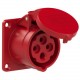 314-6TT PCE BASE EMPOTRABLE RECTA "TURBO TWIST" PCE 16A 3P+T 6H IP44