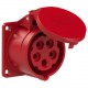 315-6TT PCE BASE EMPOTRABLE RECTA "TURBO TWIST" PCE 16A 4P+T 6H IP44