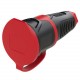 2511-SR PCE EXTENDER SCHUKO "TAURUS2" PCE GUMMI C/DECKEL 16A 2P+T IP54