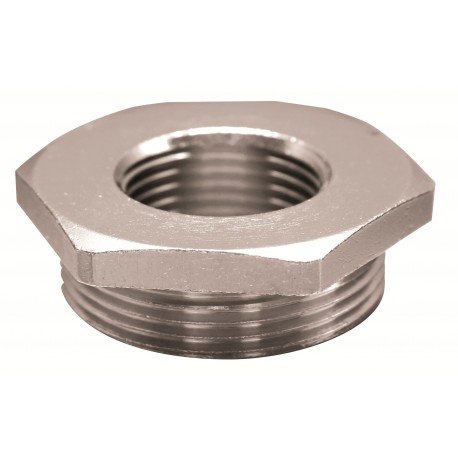 D6740254 7TCA303465R1390 THOMAS AND BETTS HEX REDUCER. IP68 MESSING NIQ. M40 BIS M25