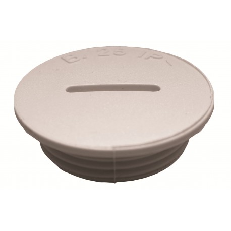 G4550210 7TCA303485R1282 THOMAS AND BETTS NET PLUG. NYLON M50 LIGHT GRAY