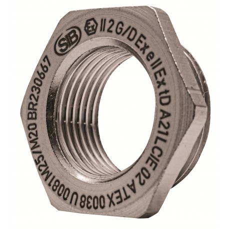 J7529040 7TCA303335R0093 THOMAS AND BETTS HEX ADAPTER. ATEX-E L.NIQ. PG29 BIS M25
