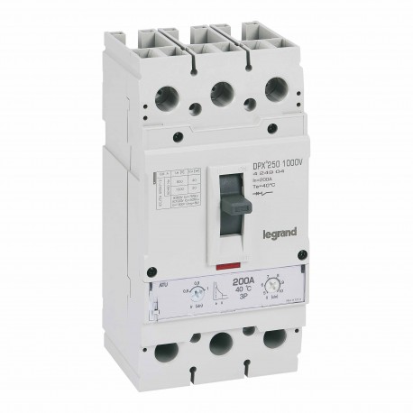 424904 LEGRAND DPX3 250 1000V 3P 200A 20KA