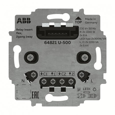 2CKA006800A3045 64821 U-500 NIESSEN Actuador flex, 2 canales