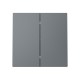 2CLA891109A1801 8911.09 GR NIESSEN Tecla doble interr/conmuta + marco 1V GR